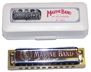 Hohner 1896 Marine Band Harmonica, Key of Low-Eb