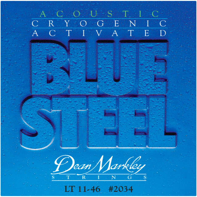 Dean Markley Blue Steel Light Acoustic Guitar Strings 2034