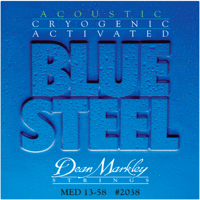 Dean Markley Blue Steel Medium Acoustic Guitar Strings 2038