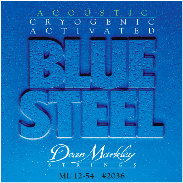 Dean Markley Blue Steel Medium Light Acoustic Guitar Strings 2036