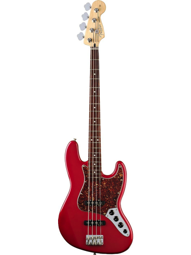 Fender Active Jazz Bass Rosewood Fingerboard Candy Apple Red, With Gig Bag