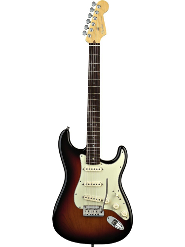 Fender American Deluxe Stratocaster 3-Color Sunburst Rosewood Fretboard With Hardshell Case