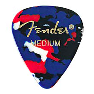 Fender Classic Celluloid Pick, Confetti, Medium