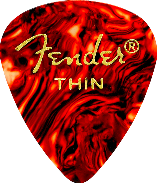 Fender Classic Celluloid Pick, Shell, Thin