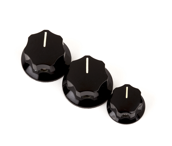 Fender Jazz Bass Knobs, Black