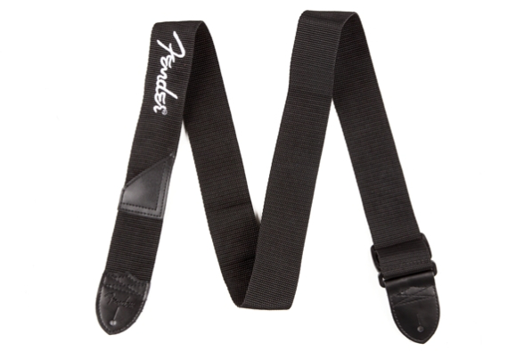 Fender Poly Logo Strap White Logo