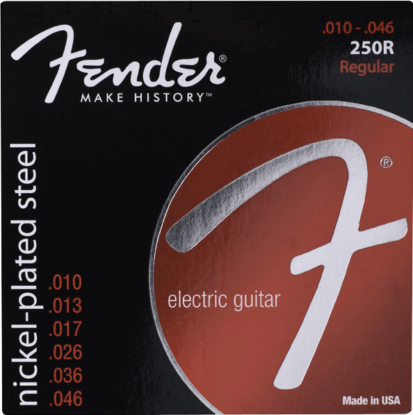 Fender Super 250s Nickel Plated Steel, Regular Electric Guitar Strings