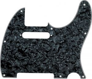 Fender Telecaster 8-Hole Pickguard, Black Pearl