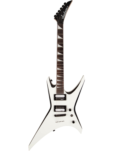 Jackson JS32T Warrior White With Black Bevels