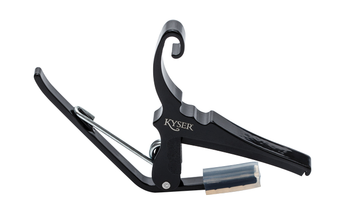 Kyser KG6B 6-String Guitar Capo, Black