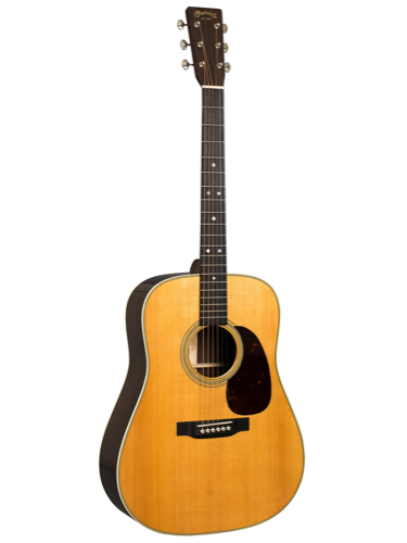 Martin D-28 Acoustic Guitar With Gold Plus Thinline Pickup