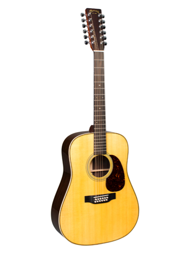 Martin HD12-28 Acoustic Guitar With Gold Plus Thinline Pickup