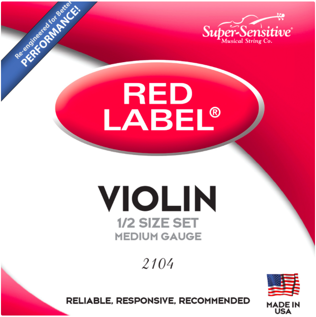 Red Label 2104 1/2 Violin Strings