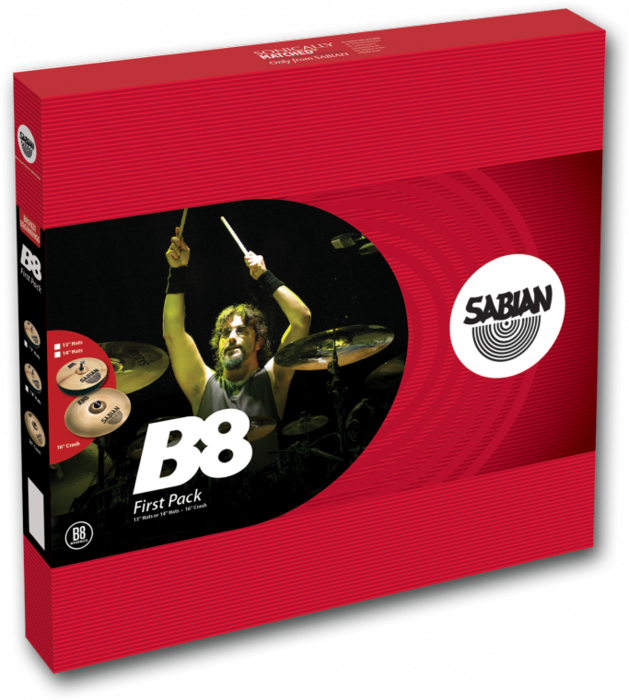 Sabian (B8) 45011 First Pack Cymbal Set