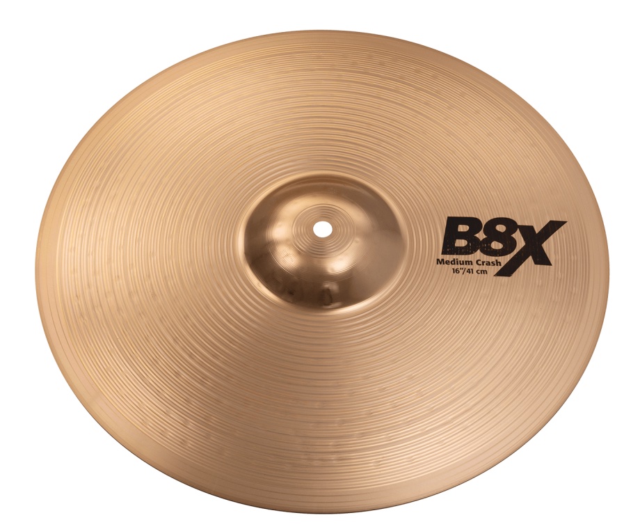 Sabian (B8X) 41608X 16 Inch Medium Crash Cymbal