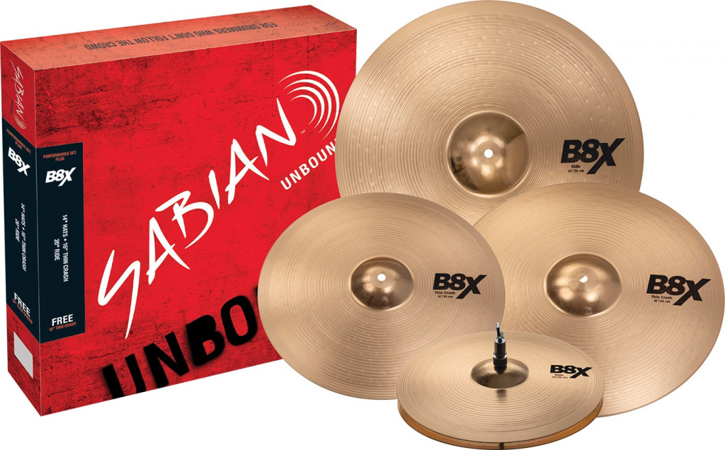 Sabian (B8X) 45003XG Performance Cymbal Set