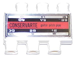 Conservarte 6-Note Guitar Pitch Pipe