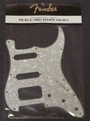 Fender Lone Star Strat 11-Hole Pickguard, One Humbucker & Two Single Coils, White Pearl Packaged