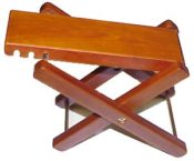 Ultra Wooden Footstool For Guitar Players, WFS2-2 Close