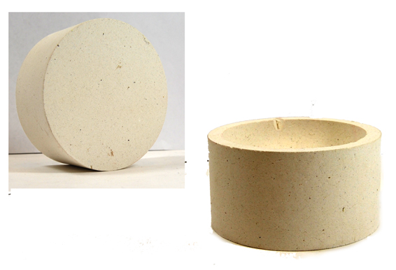 Sona 3 Inch Alumina Ceramic Pot Flat Bottom