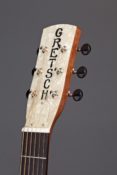 Gretsch G9200 Boxcar Round Neck Resophonic Guitar Natural Headstock
