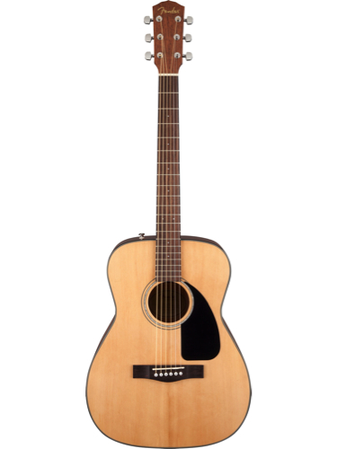 Fender CF60 Natural Acoustic Guitar With Hardshell Case