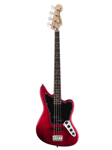 Fender Squier Jaguar Bass Special Crimson Red Transparent Rosewood Fingerboard