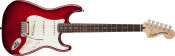 Fender Squier Standard Stratocaster FMT Crimson Red Transparent Rosewood Fingerboard Side