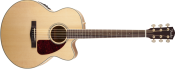 Fender CJ-290SCE Jumbo Acoustic-Electric Guitar With Hardshell Case Side