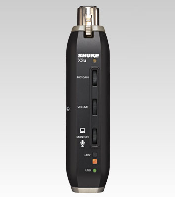 Shure X2u Mic USB Adaptor