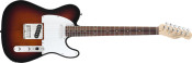 Fender Squier Affinity Telecaster Brown Sunburst Rosewood Fingerboard Side