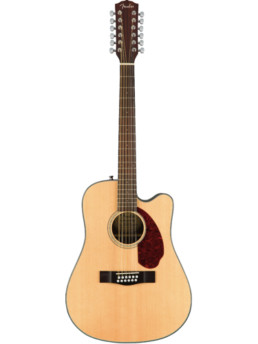 Fender CD-140SCE 12 String Natural Solid Top Acoustic-Electric Guitar With Hardshell Case