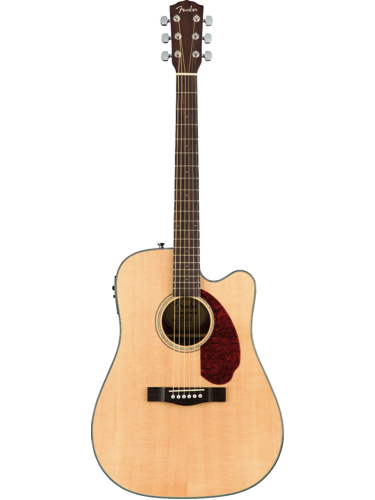 Fender CD-140SCE Natural Solid Top Acoustic-Electric Guitar With Hardshell Case