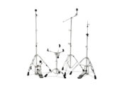 Gretsch GE4E825ZG Energy 5 Piece Brushed Grey Drum Set Hardware