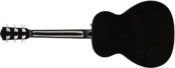 Fender CT-60S Black Solid Top Acoustic Travel Guitar Back