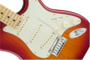 Fender American Elite Stratocaster Aged Cherry Burst Maple Fingerboard Controls