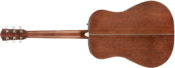 Fender PM-1 All Solid Mahogany Dreadnought Acoustic Guitar Back