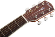 Fender PM-1 All Solid Mahogany Dreadnought Acoustic Guitar Headstock
