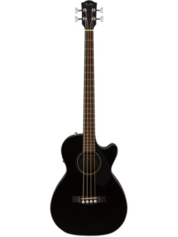 Fender CB-60SCE Black Solid Top Acoustic-Electric Bass