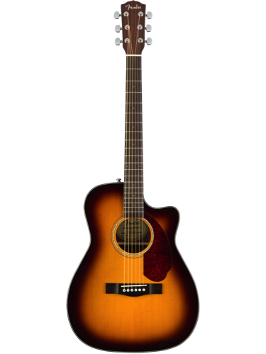 Fender CC-140SCE Sunburst Solid Top Acoustic-Electric Guitar