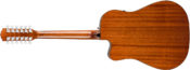 Fender CD-60SCE 12 String Natural Back