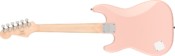 Fender Squier Mini Strat Shell Pink Electric Guitar Back