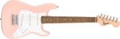 Fender Squier Mini Strat Shell Pink Electric Guitar Side