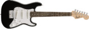 Fender Squier Mini Stratocaster v2 Black Electric Guitar Side