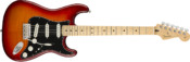 Fender Player Stratocaster Plus Top Aged Cherry Burst Maple Fingerboard Side