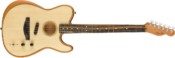 Fender American Acoustasonic Telecaster Natural With Gig Bag Side