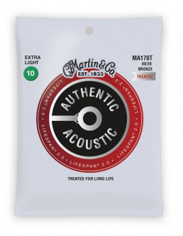 Martin MA170T Bronze Extra Light Acoustic Guitar Strings