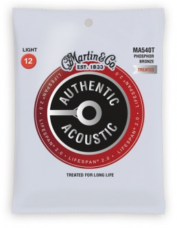 Martin MA540T Phosphor Bronze Light Acoustic Guitar Strings