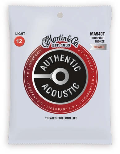 Martin MA540T Phosphor Bronze Light Acoustic Guitar Strings