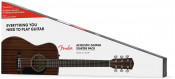 Fender CC-60S Concert Pack v2 All Mahogany Solid Top Acoustic Guitar Box
